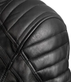 VENTI MENS DESCENT LEATHER JACKET BLACK -Motorcycle Accessories VEL911 7 26673.1693829274