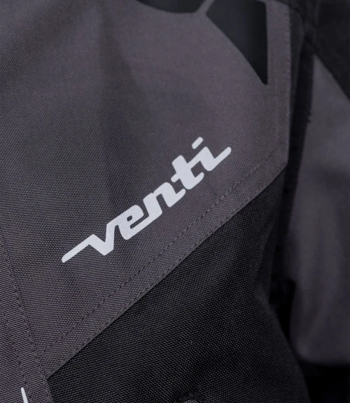 VENTI TOUR WATERPROOF TEXTILE JACKET BLACK GREY 5 VENTI TOUR WATERPROOF TEXTILE JACKET BLACK GREY - Image 3