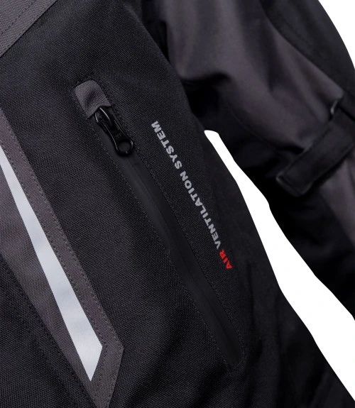 VENTI TOUR WATERPROOF TEXTILE JACKET BLACK GREY 7 VENTI TOUR WATERPROOF TEXTILE JACKET BLACK GREY - Image 5
