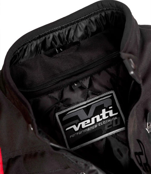 VENTI CHANNEL WATERPROOF TEXTILE JACKET BLACK GREY RED 9 VENTI CHANNEL WATERPROOF TEXTILE JACKET BLACK GREY RED - Image 7