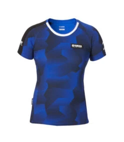 YAMAHA LADIES BLUE CAMO TEE