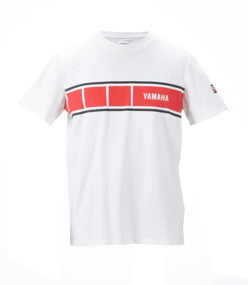 YAMAHA RACING HERITAGE TEE BROKEN WHITE 3 YAMAHA RACING HERITAGE TEE BROKEN WHITE