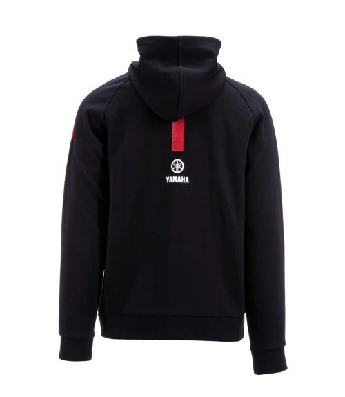 YAMAHA REVS ZIP HOODIE BLACK RED 4 YAMAHA REVS ZIP HOODIE BLACK RED - Image 2