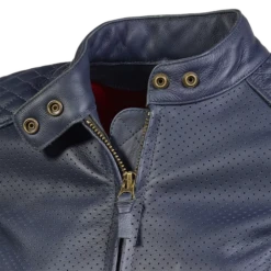 TRIUMPH BRADDAN AIR RACE LADIES JACKET BLUE -Motorcycle Accessories image 18449.1698678336