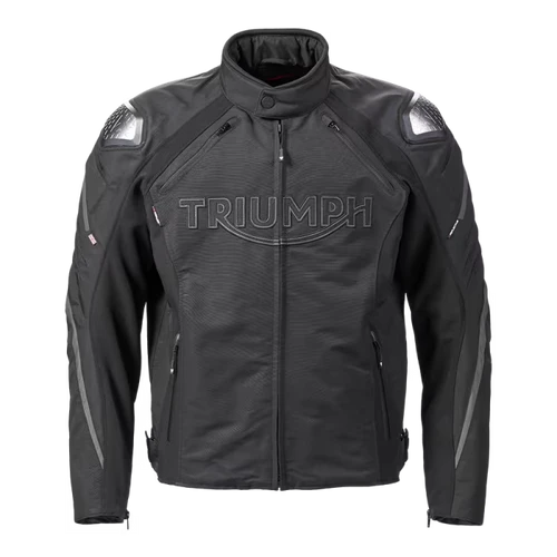 TRIUMPH TRIPLE SPORTS TRITECH WATERPROOF TEXTILE JACKET BLACK 3 TRIUMPH TRIPLE SPORTS TRITECH WATERPROOF TEXTILE JACKET BLACK