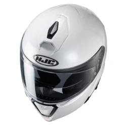 HJC I-90 PLAIN FLIP FRONT HELMET GLOSS WHITE 8 HJC I-90 PLAIN FLIP FRONT HELMET GLOSS WHITE -Motorcycle Accessories image 19290.1698675933