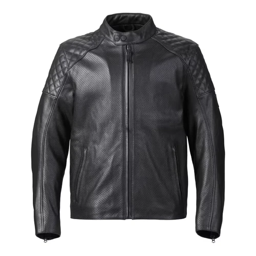 TRIUMPH BRADDAN AIR LEATHER JACKET BLACK 3 TRIUMPH BRADDAN AIR LEATHER JACKET BLACK