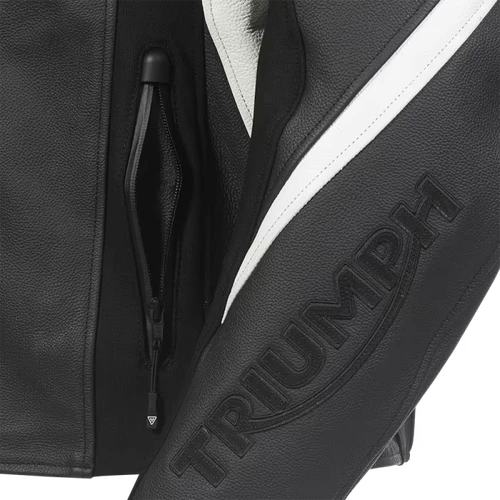 TRIUMPH TRIPLE LEATHER JACKET BLACK 6 TRIUMPH TRIPLE LEATHER JACKET BLACK - Image 4