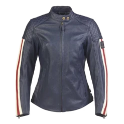 TRIUMPH BRADDAN AIR RACE LADIES JACKET BLUE