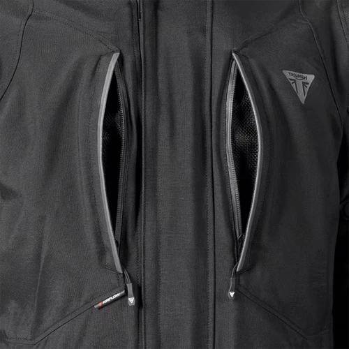 TRIUMPH CRANBOURNE WATERPROOF TEXTILE JACKET BLACK 6 TRIUMPH CRANBOURNE WATERPROOF TEXTILE JACKET BLACK - Image 4