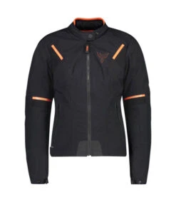 YAMAHA LADIES MT WATERPROOF TEXTILE JACKET BLACK ORANGE