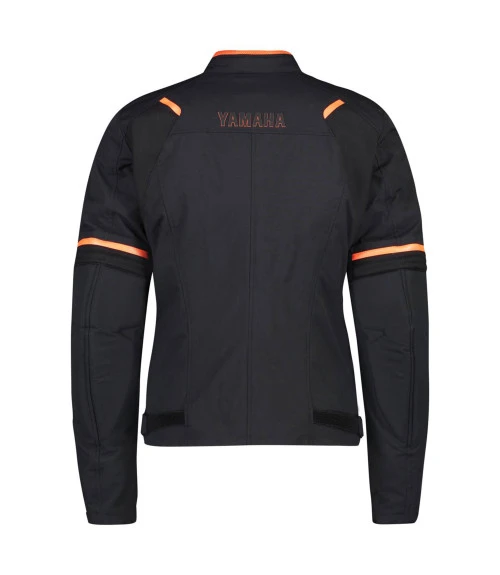 YAMAHA LADIES MT WATERPROOF TEXTILE JACKET BLACK ORANGE 4 YAMAHA LADIES MT WATERPROOF TEXTILE JACKET BLACK ORANGE - Image 2