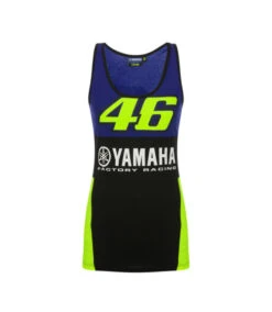 YAMAHA LADIES ROSSI TEE BLUE/BLACK