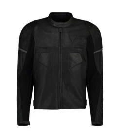 YAMAHA MT LEATHER JACKET BLACK/GREY